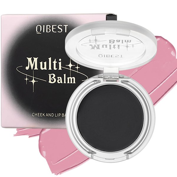 BANGFENG Multi-Use Cosmetics Black Color Changing Black to Pink Blush - Lip and Cheek Balm Tint, Hydrating, Long-lasting, Natural Glow, Multi-Use for All Skin Tones, Beeswax and Mineral Oil Infused