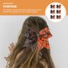 Healvian 18 pcs Halloween Hair Ties,Halloween Bow Hair Ropes,Spider Web Bow Hair Ropes,Ponytail Holders Headdress,Halloween Hair Bow Scrunchies,Halloween Bow Hair Accessories for Women Girls