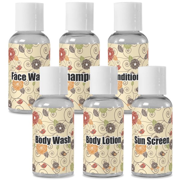 YouCustomizeIt Personalized Fall Flowers Travel Bottles