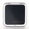 Miss Sweet Compact Mirror for Purse Pocket Mirror True Image&10X Magnification (Black)