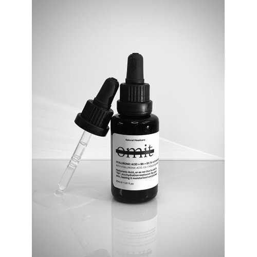 HYALURONIC ACID + B5 + B3 FACE SERUM 30mL 1.01 fl.oz. Vitamin B5, B3, Facial Hydrating Serum to Smooth Dry and Sensitive Skin, Deep Moisturizing Face Serum for Women & Men, Anti-Aging Facial Serum