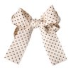 Big Bow Hair Clips with Long Tail Bowknot Hair Clip Barrette for Women Girls Bow Knot Hair Clip with Coffee Color Spots Bows Hair Accessories for Women Girls