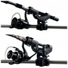 HiUmi Adjustable Rotatable Plastic Fishing Rod 3 Mount Rack Holder Bracket Boat Canoeing Rowing Mount Kit Kayak Side Rod Holder (RH50-2Pack)