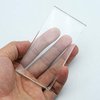 Pro Nail Art Painting Color Toning Glass Board Glass Makeup Palette Eyelash Extension Adhesive Glue Pallet Glass Palette Stand（2 x 4 Inch ）
