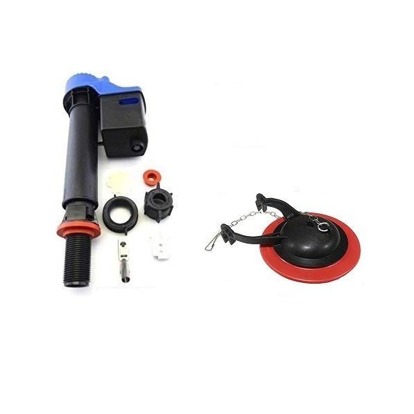 TOTO COMBO KIT -TOTO (1) THU500S Universal Flapper (Replaces THU499S), TOTO (1) TSU99A.X Universal Fill Valve