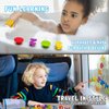ALPHABATH 42pc Alphabet Letters Numbers Suction Bath Toys Montessori Sensory Preschool Daycare Spelling Basic Math Learning No Mold Free Shower Building Travel Kids Toddlers Ages 1 2 3 4 5 6 Years Old