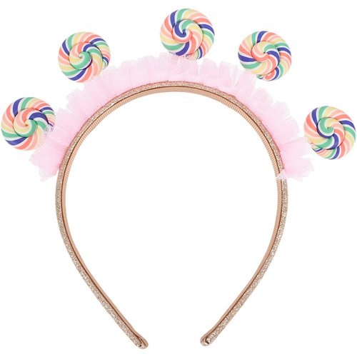 Anneome Lollipop Headband Princess Decor Pink Decor Pink Hair Accessories Carnival Headpieces Dressy Girl Hair Band Candy Hair Accessories Creative Headband Lovely Cartoon Headband Plastic