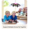 SYMA Drone for Kids with LED, X660 Mini Quadcopter with 3D Flip, Rotary Ascent, Headless Mode, Speed Switch and Full Protection RC Helicopters UFO Toys Gifts for Beginners Adults