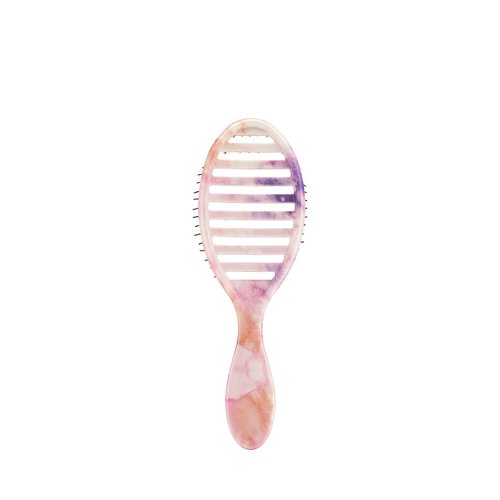 Wet Brush Speed Dry Hair Brush - Watermark (Color Wash) - Vented Design and Ultra Soft HeatFlex Bristles Are Blow Dry Safe With Ergonomic Handle Manages Tangle and Uncontrollable Hair - Pain-Free