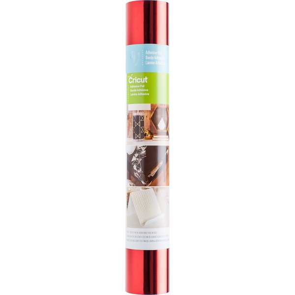 Cricut 2003648 Adhesive Metallic Foil 12"X48"-Red