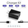 Replacement Fast Charger Adapter For kindle Paperwhite 7-11th Gen, Oasis, E-Reader, Voyage, DX, Keyboard, Touch(2nd-11th Gen), Fire [HD, HDX,7 8 10 PLUS ＆ Kids Pro 11 Tablet Power Charger Cable Cord.