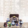 Felt Nativity Set for Kids, Christmas Activity Bag for Advent, Christian Play Figure Playset, Featuring Mary, Joseph, Baby Jesus, Shepherd, Wisemen, Donkey (8 Piece Set)