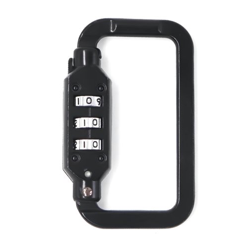 Guardian Alarm Premium 3-Digit Combination Lock Carabiner
