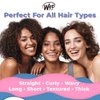 Wet Brush Squirt Detangler Hair Brushes - Free Spirit, Ocean - Mini Detangling Brush with Ultra-Soft IntelliFlex Bristles Glide Through Tangles with Ease - Pain Free Comb for All Hair Types