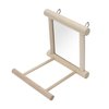 Wontee Bird Mirror with Perch Bird Toys for Parrots Budgies Parakeets Cockatiels Lovebirds Finches Canaries