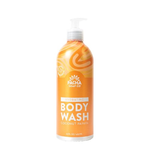 PACHA SOAP Coconut Papaya Body Wash, 16 FZ