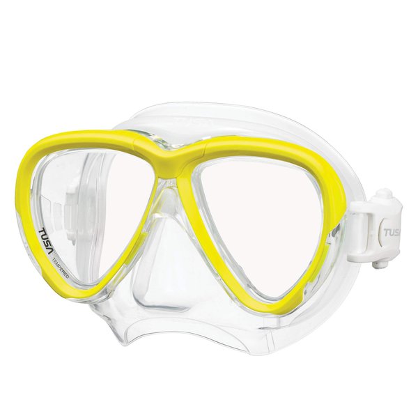 TUSA M-2004 Intega Scuba Diving Mask, Flash Yellow