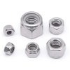 1/4-20 Nylon Insert Hex Lock Nuts Stainless Locknuts, Hex Drive, Bright Finish, 304 Stainless Steel 18-8 SS, Coarse Thread, 25 of Pack