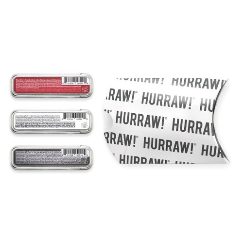 Hurraw! Black Cherry Tinted, Unscented, Moon Night Treatment Lip Balm Slim Slider Tins, 3 Pack Bundle: Organic, Certified Vegan and Cruelty Free All Natural. Bee, Shea, Soy & Palm Free. Made in USA
