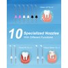 MySmile 10 PCS Replacement Jet Tips Oral Irrigator Nozzle Set Compatible with Waterpik Water Flosser, Includes Classic Tips Periodontal Pocket Tips and Plaque Seeker Tips