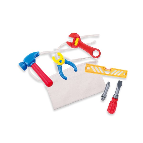 Nothing But Fun Toys Let's Play Tool Belt Playset Designed for Children Ages 2+ Years, Multicolor (211058)
