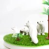 HomeSoGood 6PCS Simulation Polar Animal, Mini Arctic Animal Figures, Polar Bear Snowy Owl Seals White Fox Beluga Wolf Cognitive Tool