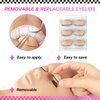Lash Mannequin Head, CALAILIS Mannequin Head, Eyelash Extension Mannequin Head, Doll Head for Lash Extensions, Eyelash Mannequin Head with 4 Pairs Removable Eyelids (Skin Colour)