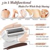 Electric Shaver for Women Best Electric Razor for Womens Bikini Legs Underarm Public Hairs Rechargeable Trimmer with Detachable Head Cordless Wet Dry Use