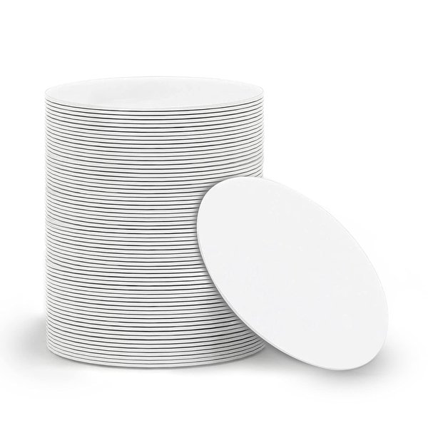 50pcs NFC Cards NFC Tags Ntag215 NFC chip NFC 215 tag rewritable NFC Coin Cards，RFID Stickers Compatible with Tagmo and NFC Enabled Mobile Phones and Devices, Round (25 mm/ 1 Inch)