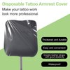 Disposable Arm Rest Tray Liner, Stand Cover with Elastic, Easy to Use for Most Tattoo Trays (11in*12.6in, Week Length 41in)