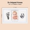 Inkless Baby Hand And Footprint Kit - Ink Pad for Baby Hand and Footprints,Dog Paw Print Kit,Dog Nose Print Kit,Clean Touch Newborn Print Kit,Baby Registry,Baby Shower Gifts,Girls,Boys (Alpine White)