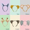 Flying Childhood 6Pcs Animal Ears Headbands for Kids Party Supplies Favors Decorations