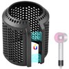 Magnetic Outer Filter Cover Compatible with Dyson Supersonic HD01 HD03 HD08 HD15 Hair Dryer Attachment, Hair Dryer Filter Cage Replacement Parts(Gray)