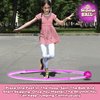 IPIDIPI TOYS Skip It Ankle Toy - Pink Retro Skipit Toy Hopper Ball, Ankle Jump Rope Skip Ball, Improve Coordination, Fun Exercise Playground Ball - Best Retro Birthday Gift for Kids Ages 5-12
