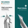 MR.GREEN Cuticle Nippers Innovate Cuticle Scissors Built-in Spring Clippers Trimmer Dead Skin Remover Manicure Beauty Tool (Cuticle Nipper+Manicure Pusher)