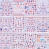 12 Sheets 4th of July Nail Stickers American Flag Patriotic Nail Design Stickers Independence Day Nail Decals 3D Self Adhesive Nail Art Supplies for Women Girls Nail Art Decorations Accessories