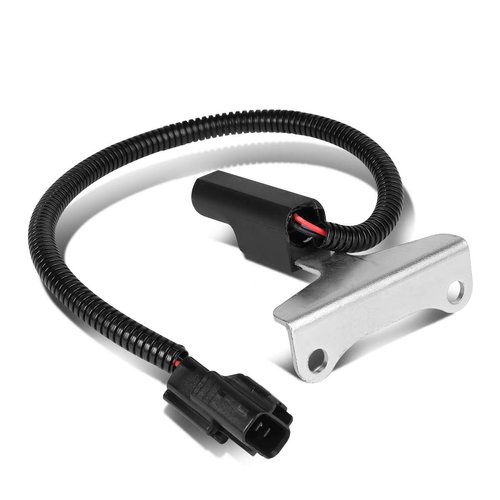 DNA MOTORING OEM-SS-096 Factory Style Crankshaft Position Sensor CKP Assembly, metallic/black