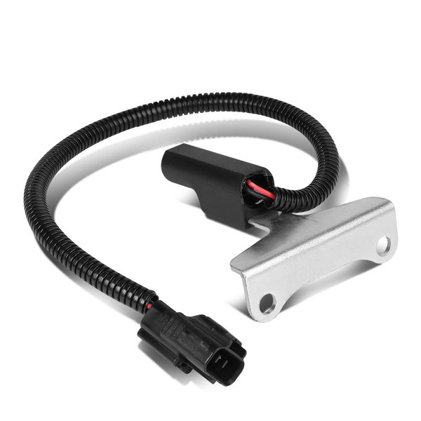 DNA MOTORING OEM-SS-096 Factory Style Crankshaft Position Sensor CKP Assembly, metallic/black