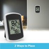 Urageuxy Wireless Indoor Outdoor Thermometer, Digital Inside and Outside Temperature Monitor for Greenhouse and Home Room, Fahrenheit Only