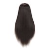 Traininghead 26"-28" Mannequin Head Hair Styling Training Practice Head Manikin Cosmetology Doll Head Synthetic Fiber Hair Hairdressing Training Model with Free Clamp Stand