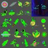 Ooopsiun Space Tattoos for Boys Glow in The Dark - 90 Luminous Styles, Space Birthday Party Decorations Favors for Kids Boys