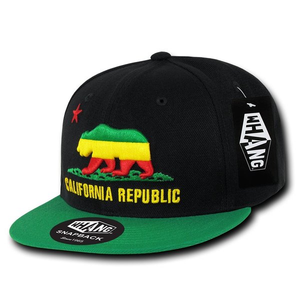 WHANG mens Flat baseball caps, Rasta, One Size US
