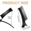 HAKFOO 4 Pcs Hair Sectioning Grip Clips, Hair Clips for Styling Sectioning, Section Hair Quickly and Efficiently while Coloring, Cutting, and Styling, Hair DIY Accessories