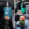 Seven Sparta 2 Pack Car Cup Holder Expander with Adjustable Base, Compatible with Hydro Flasks 32/40 Ounce, Compatible with Yeti Ramblers 20/26/30 Ounce, Other Bottles in 3.4"-3.8" (Black)