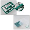 Nicesh Clear Plastic Storage Box Organizer/Medicine Box, Family Emergency Kit Storage Box