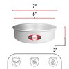 Fat Daddio's PRD-63 Anodized Aluminum Round Cake Pan, 6 x 3 inch