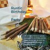 BSIRI Black Pencils Wood Pack of 12 in 7 Inch Tree Bark Wooden Favors in Rustic Twig Pencils Unique Gifts Camping Lumberjack Decorations Party Supplies Novelty Gifts as Natural Pencil