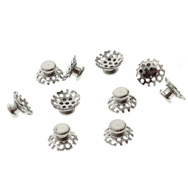 30 Pcs New Dental Tomy Lingual Buttons Hollow Base Orthodontic Materials