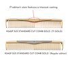 LOVE CHROME PROFESSIONAL K24GP SUS STANDARD CUT COMB GOLD/Japanese artisan hair comb