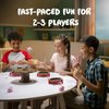 Pigs on Trampolines - Kids Board Game and Family Game - Skill & Action - Bounce Flying Pigs into Mud - 2 to 3 Players - for Boys, Girls, and Kids Ages 6+